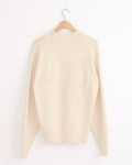 Tonal Mock Neck Sweater in Natural