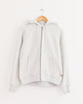 Raglan Zip Hoodie in Ash Heather