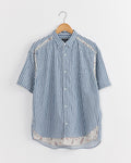 Short Sleeve Shirt in Black/Off White/Red/Navy