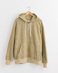 Silk Cotton Jacquard Fleece in Yellow