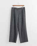 Linen Wool Pant in Black