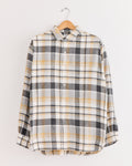 Heavy Flannel Shirt in Grey