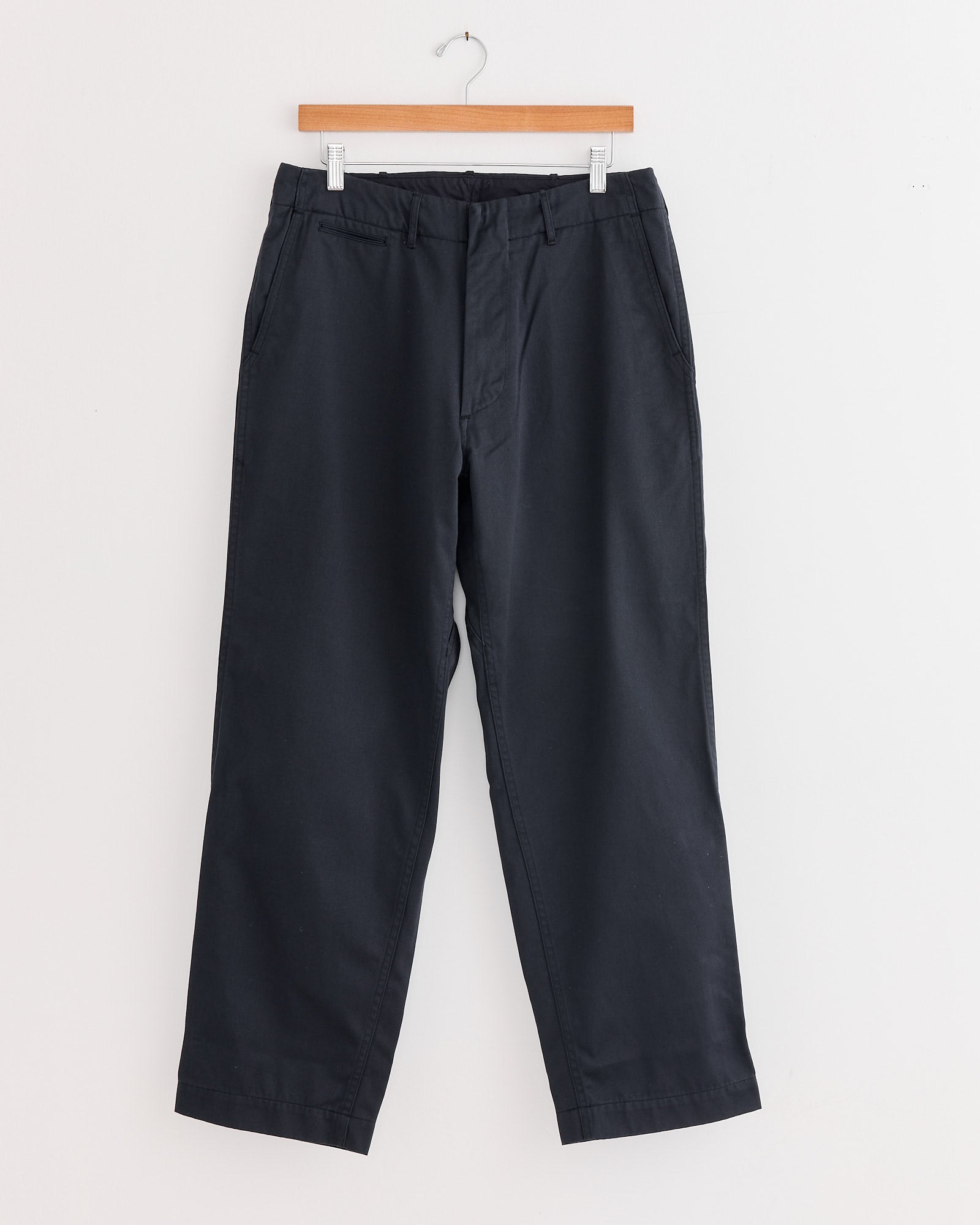 Wide Chino Pant in Navy