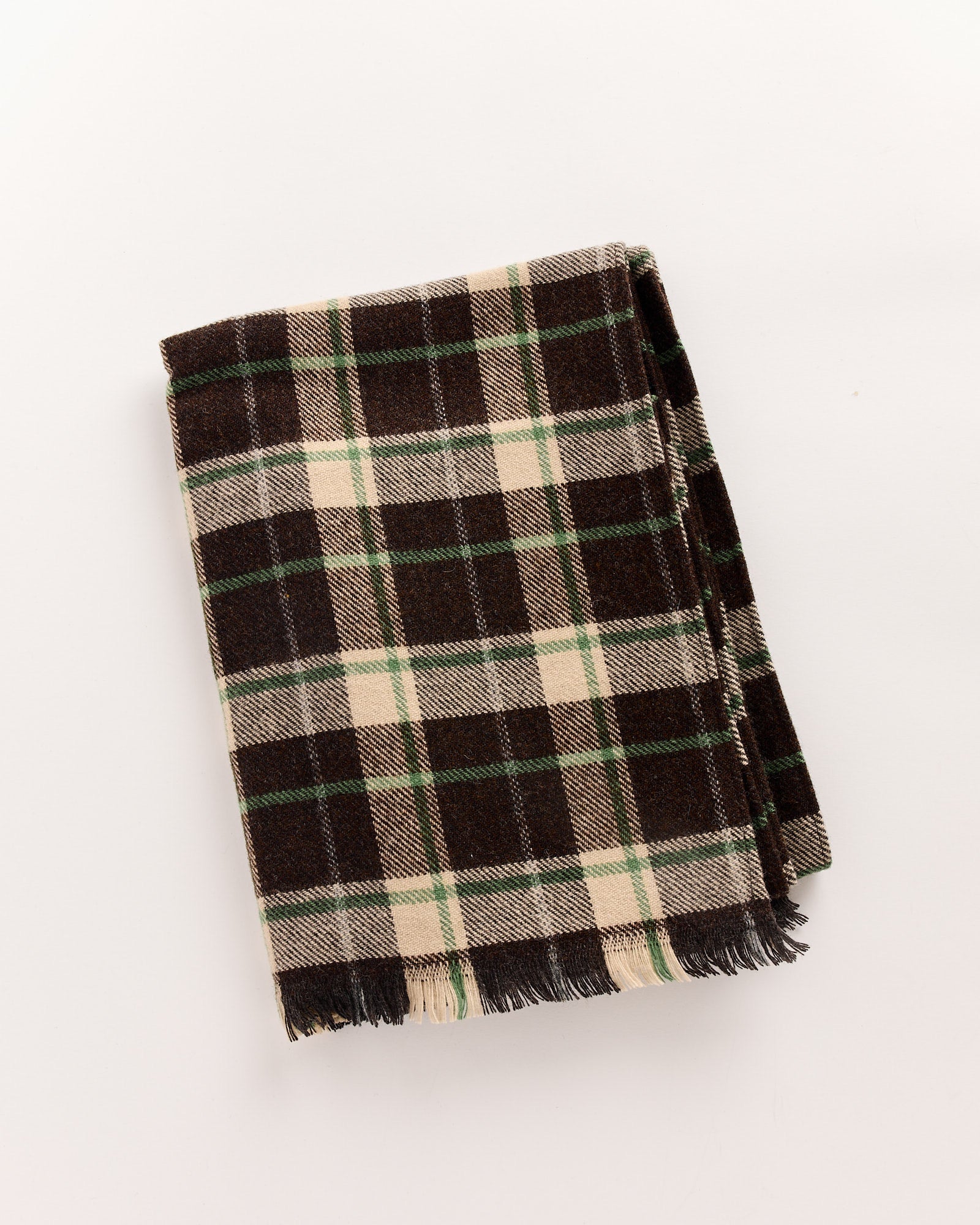 Bode Woodcrest Scarf in Brown/Green