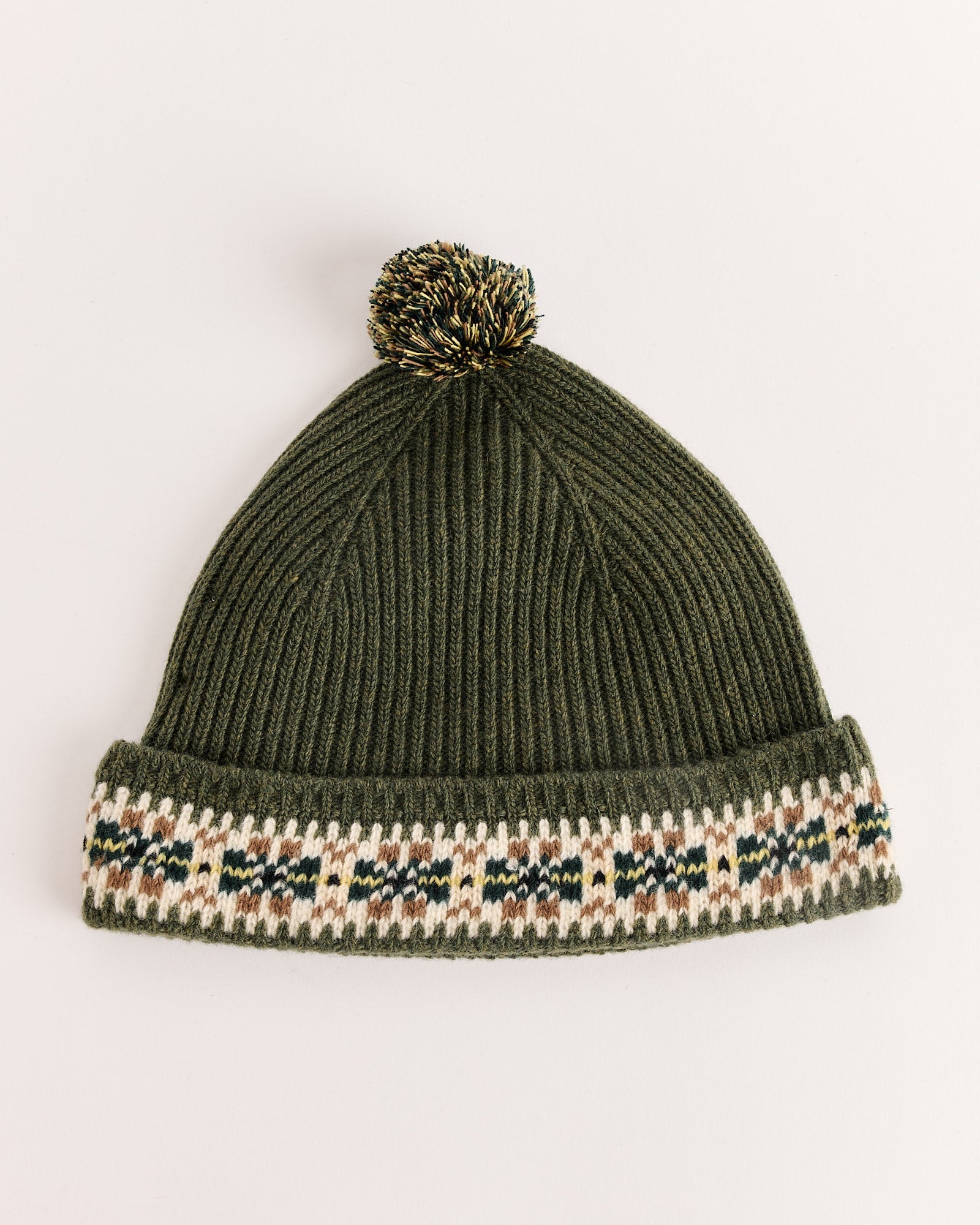 Moritz Hat in Green Multi