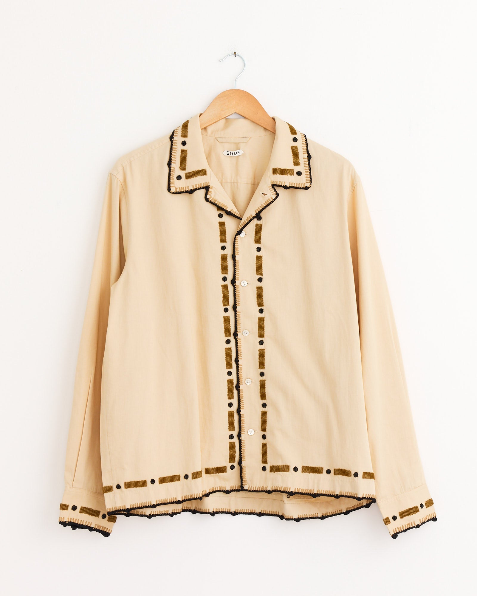 Beaded Ryegrass Shirt in Brown
