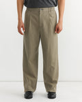 Kogai Pant in Silky Cotton Poplin Olive