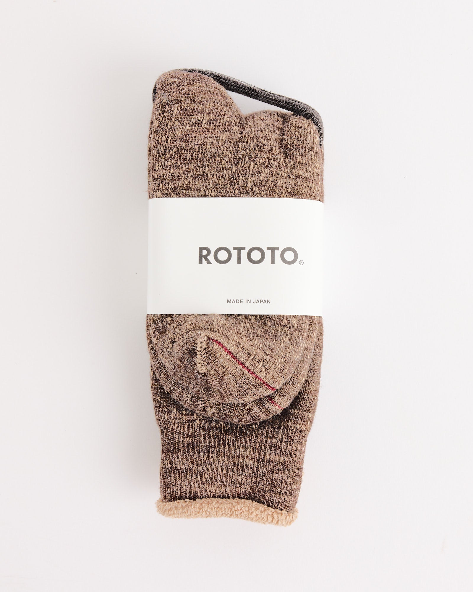 1001 Crew Socks in Dark Brown