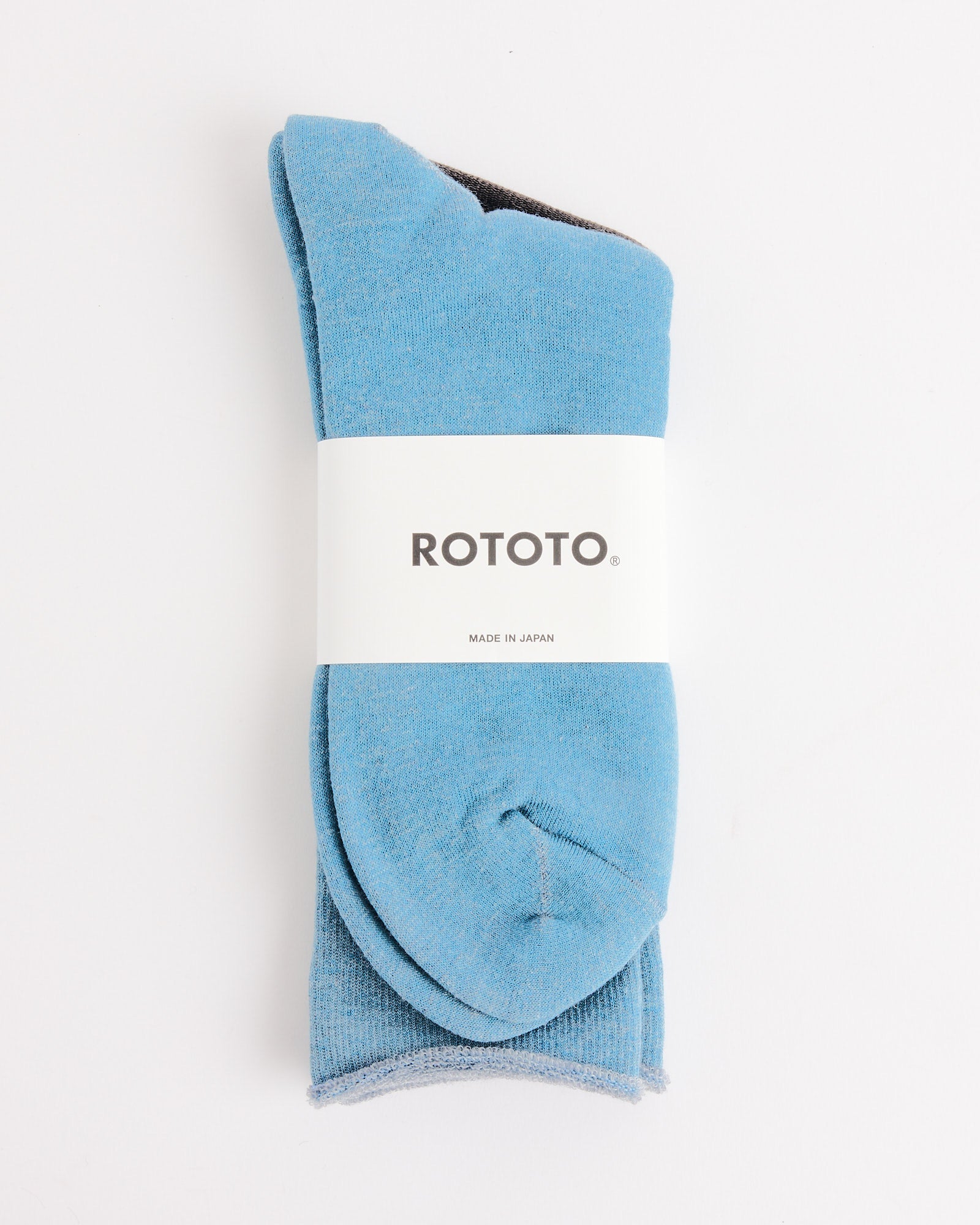 1044 City Socks in Light Blue/Grey
