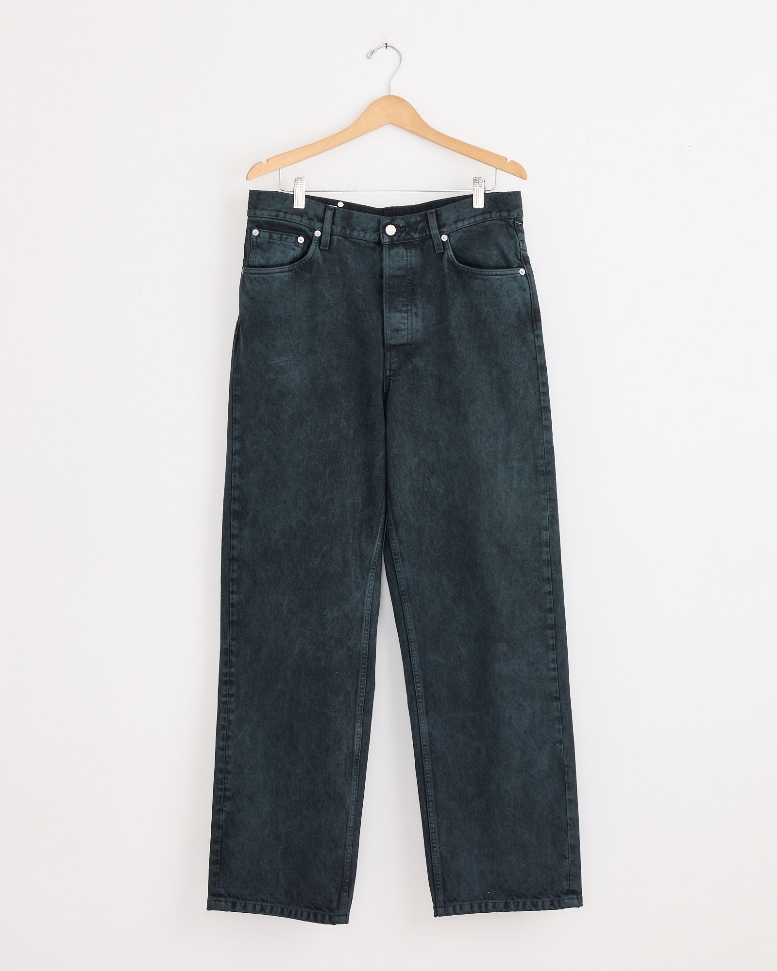 Loose Fit Jeans in Petrol