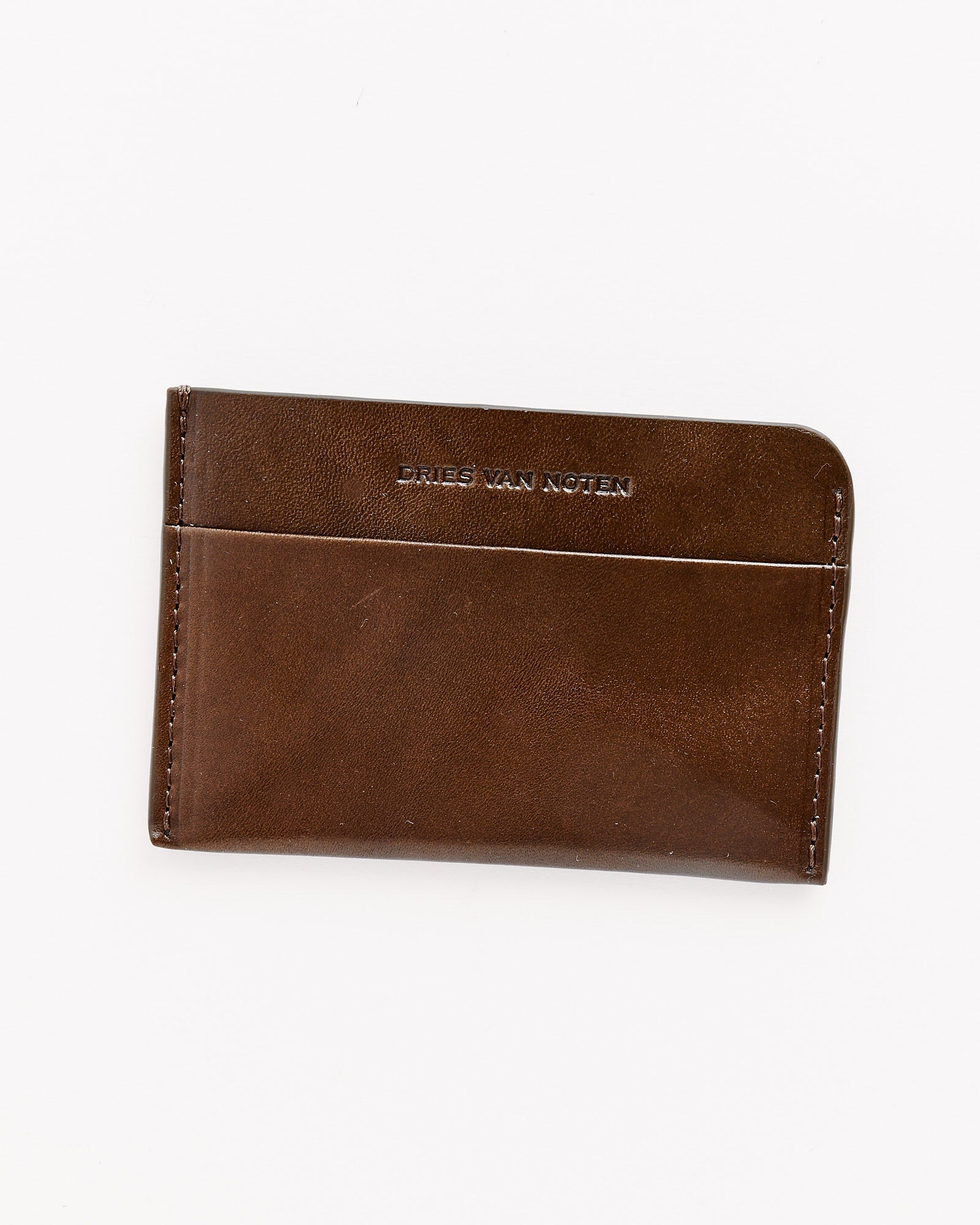 241-151 Leather Card Case in Olive