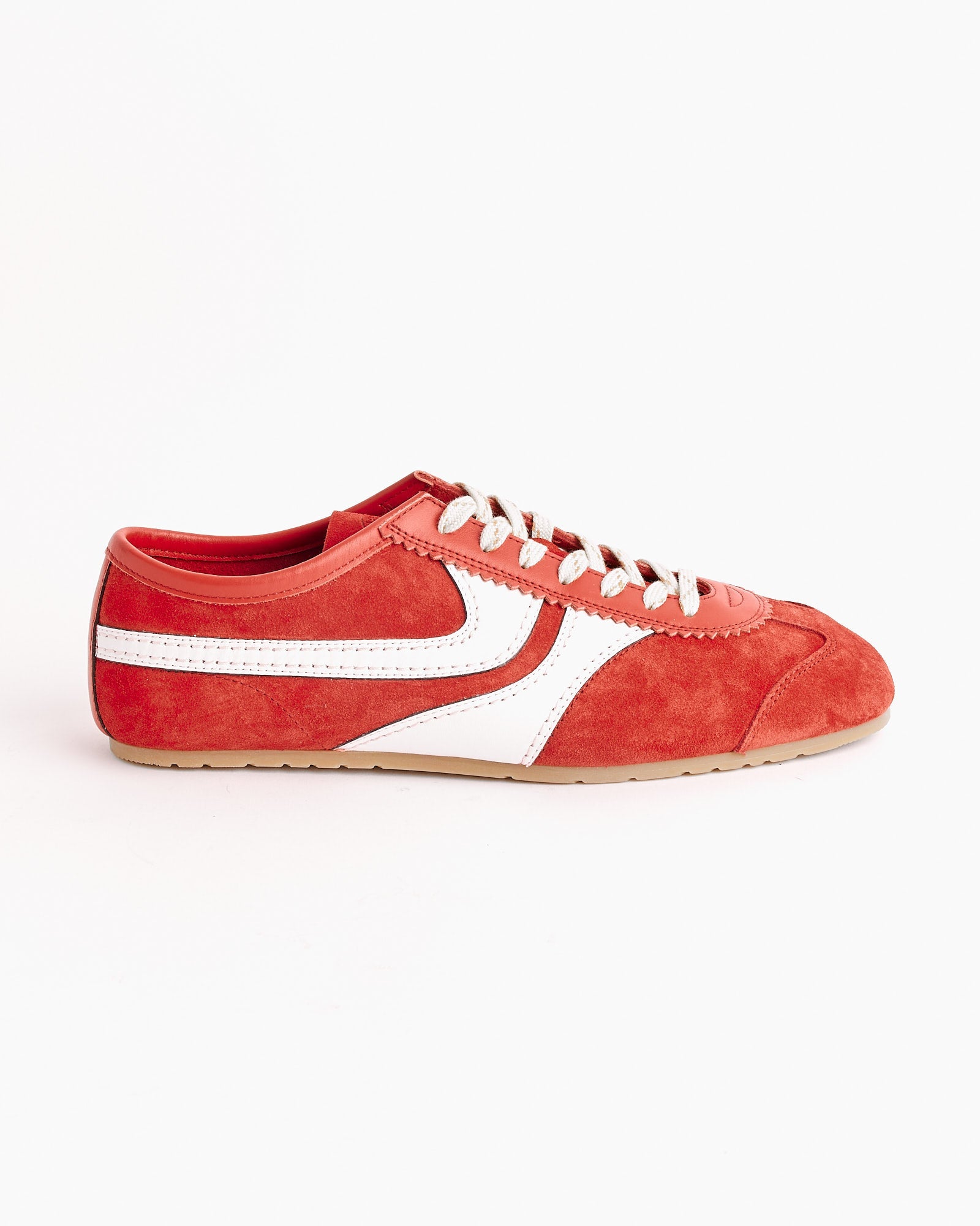 Suede Shoes in Red