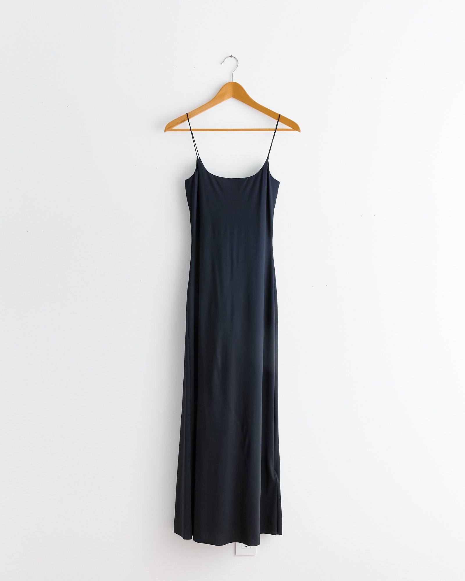 Maxi Slip Dress in Black