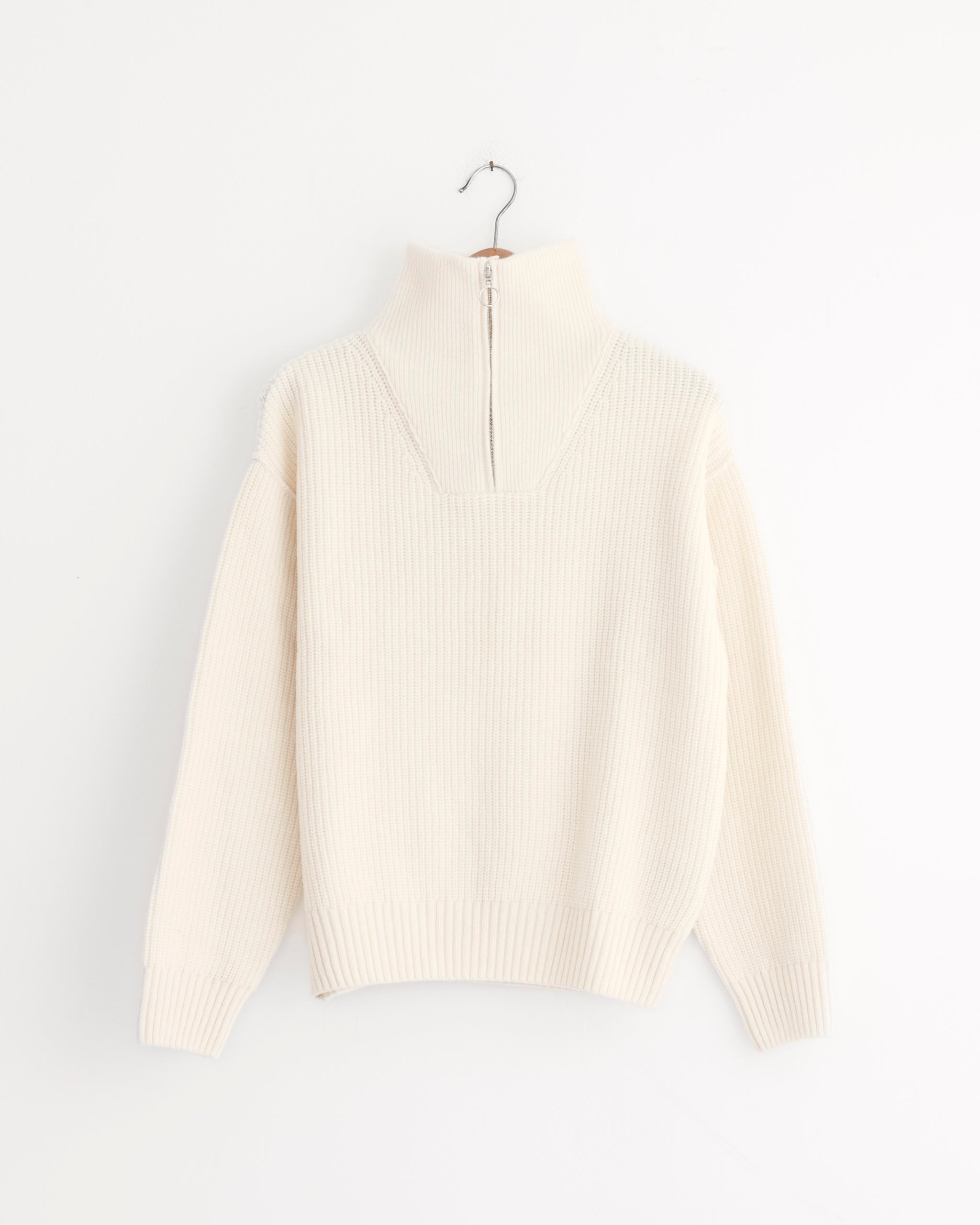 Fly Deck Sweater in Off White