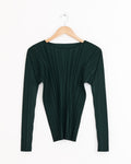 Soft Top in Dark Green