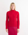 Rib Knit in Red