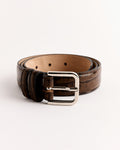 Classic Crocodile Belt in Brown