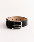Classic Crocodile Belt in Black