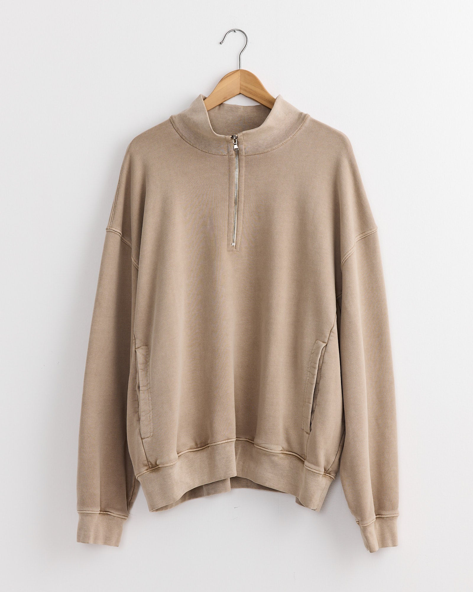 Alpina Pullover in 22oz French Terry Sand