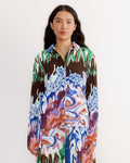 Slope Blouse in Graphic Slopes Light
