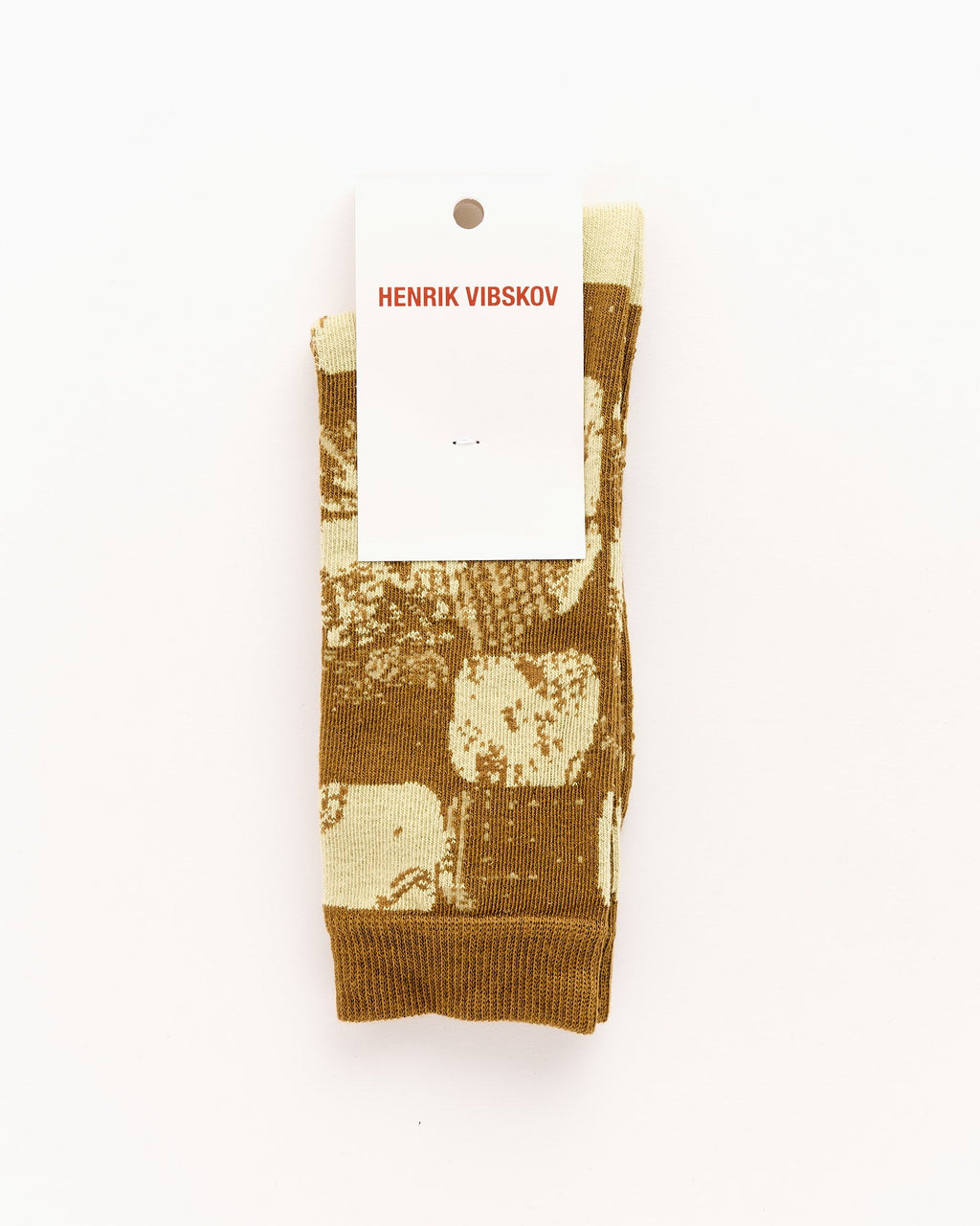Footstep Socks in Brown