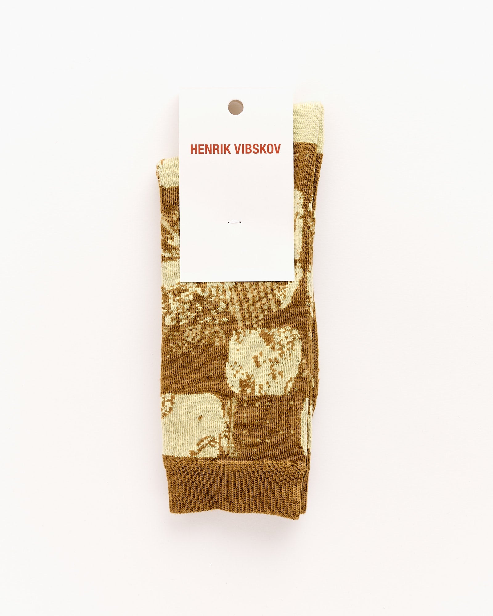Footstep Socks in Brown