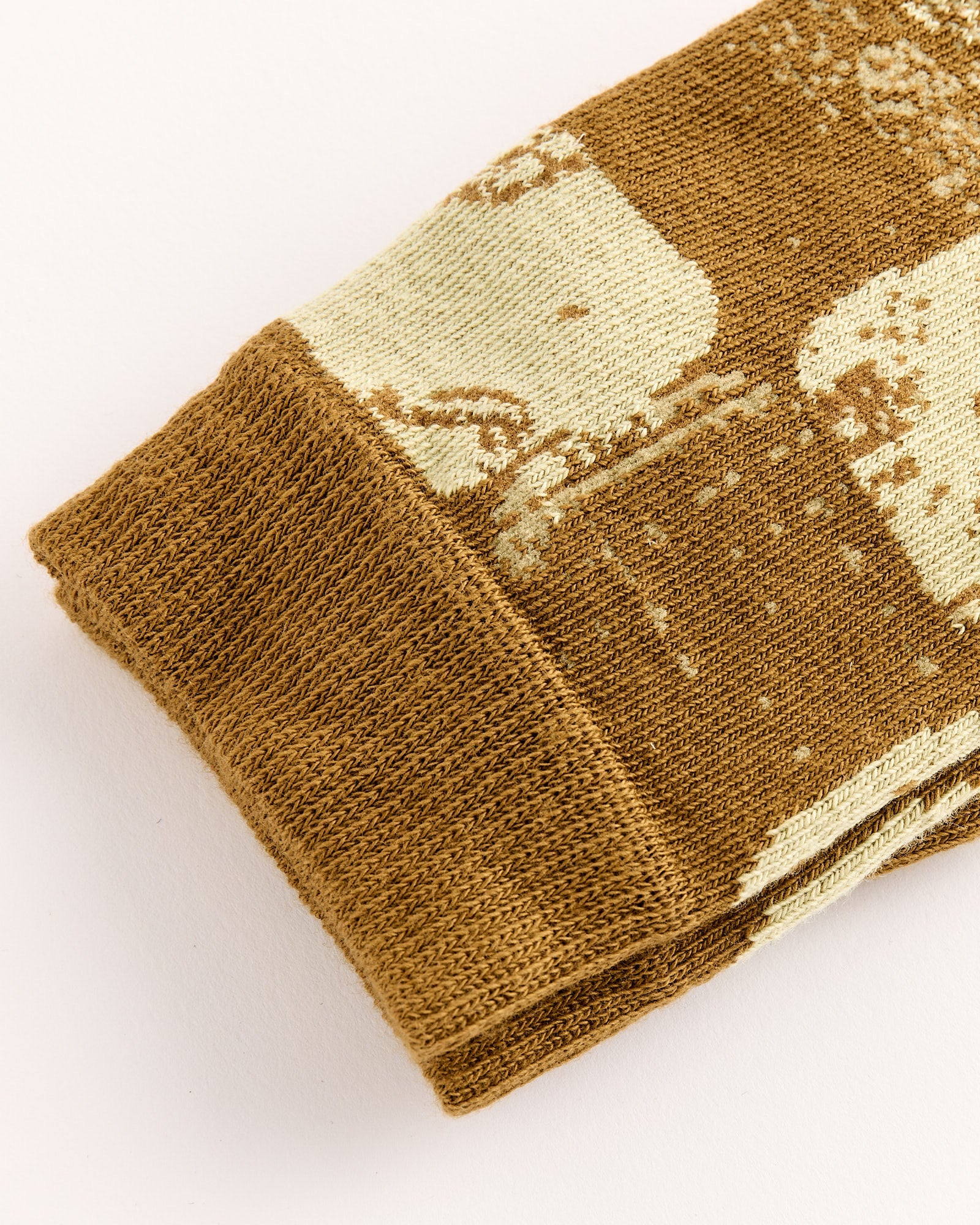 Footstep Socks in Brown