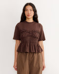 Vilde T-Shirt in Brown