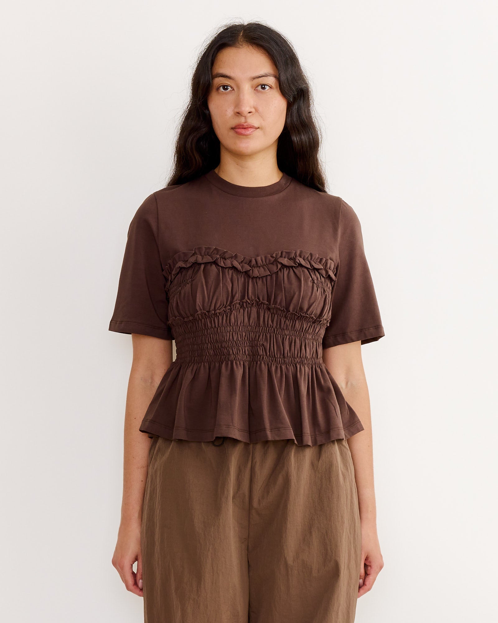 Vilde T-Shirt in Brown