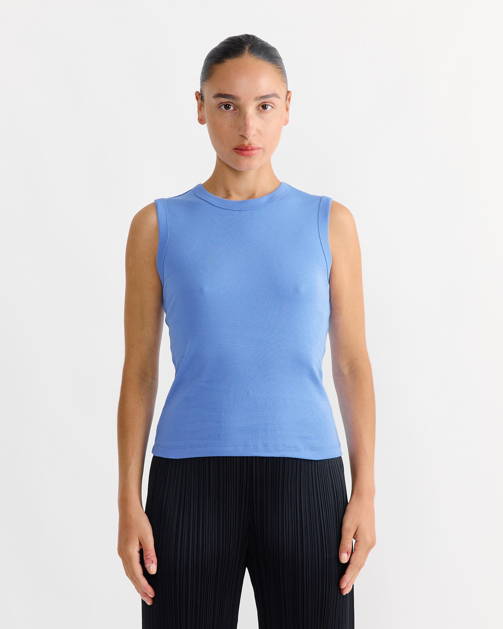 Esme Tank in Flore Blue