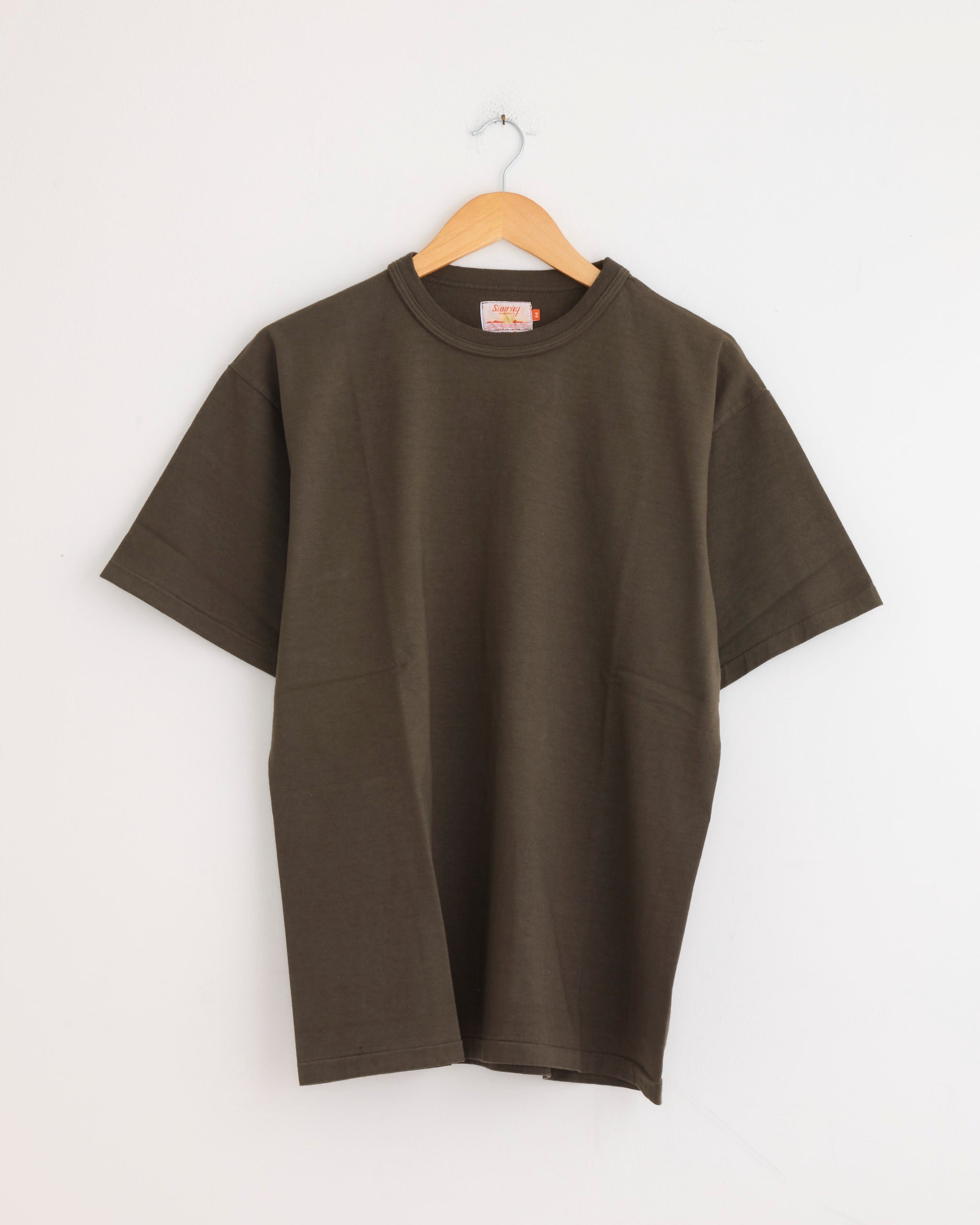 Makaha Japanese Jersey T-Shirt in Black Olive