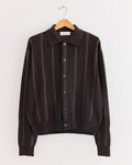 Formal Cardigan in Biscuit Stripe