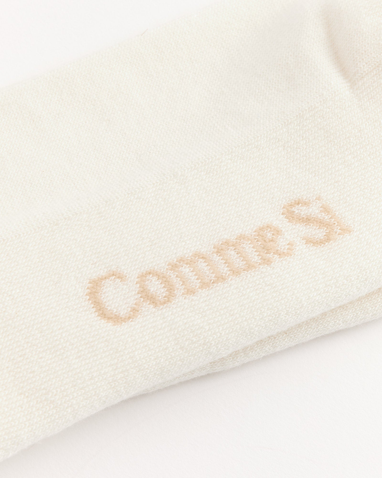 The Tube Cotton Socks in Off White