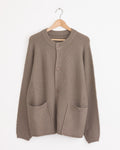 Rustic Knit Cardigan in Greige