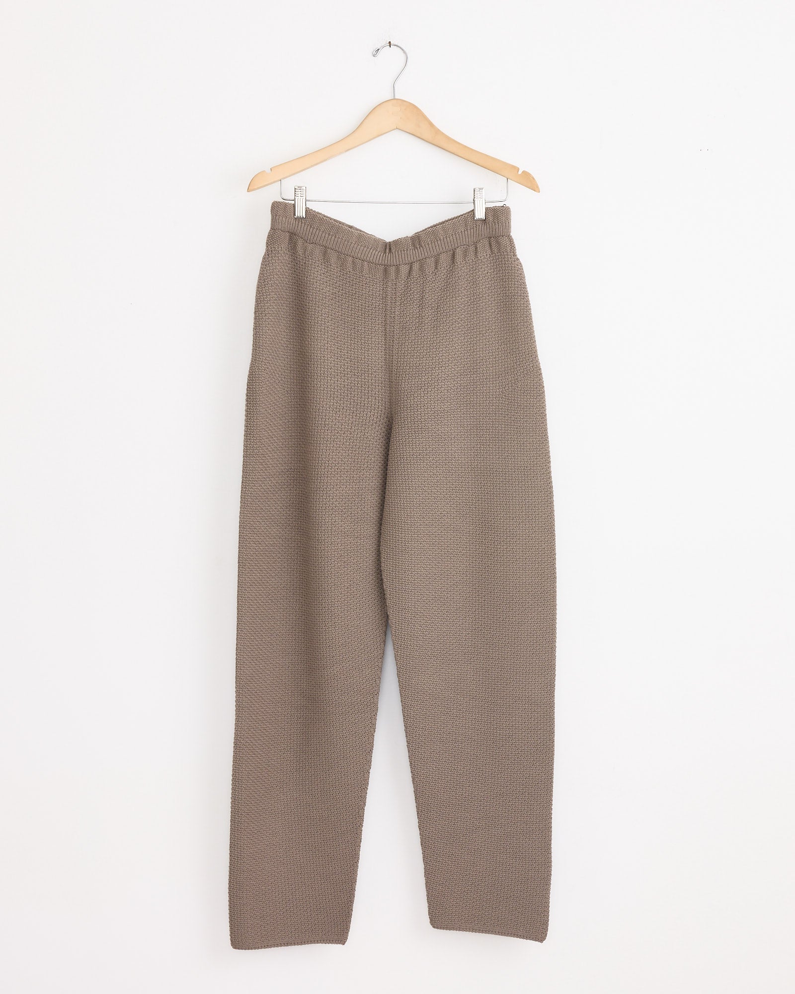 Rustic Knit Pant in Greige