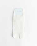 Cotton Tabi Short Crew Socks in Optic