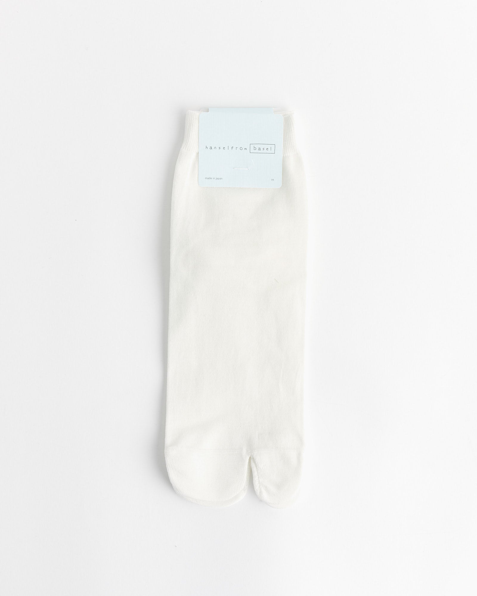 Cotton Tabi Short Crew Socks in Optic