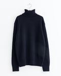 Roll Neck Sweater in Navy