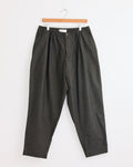 Pleated Track Pant in Olive