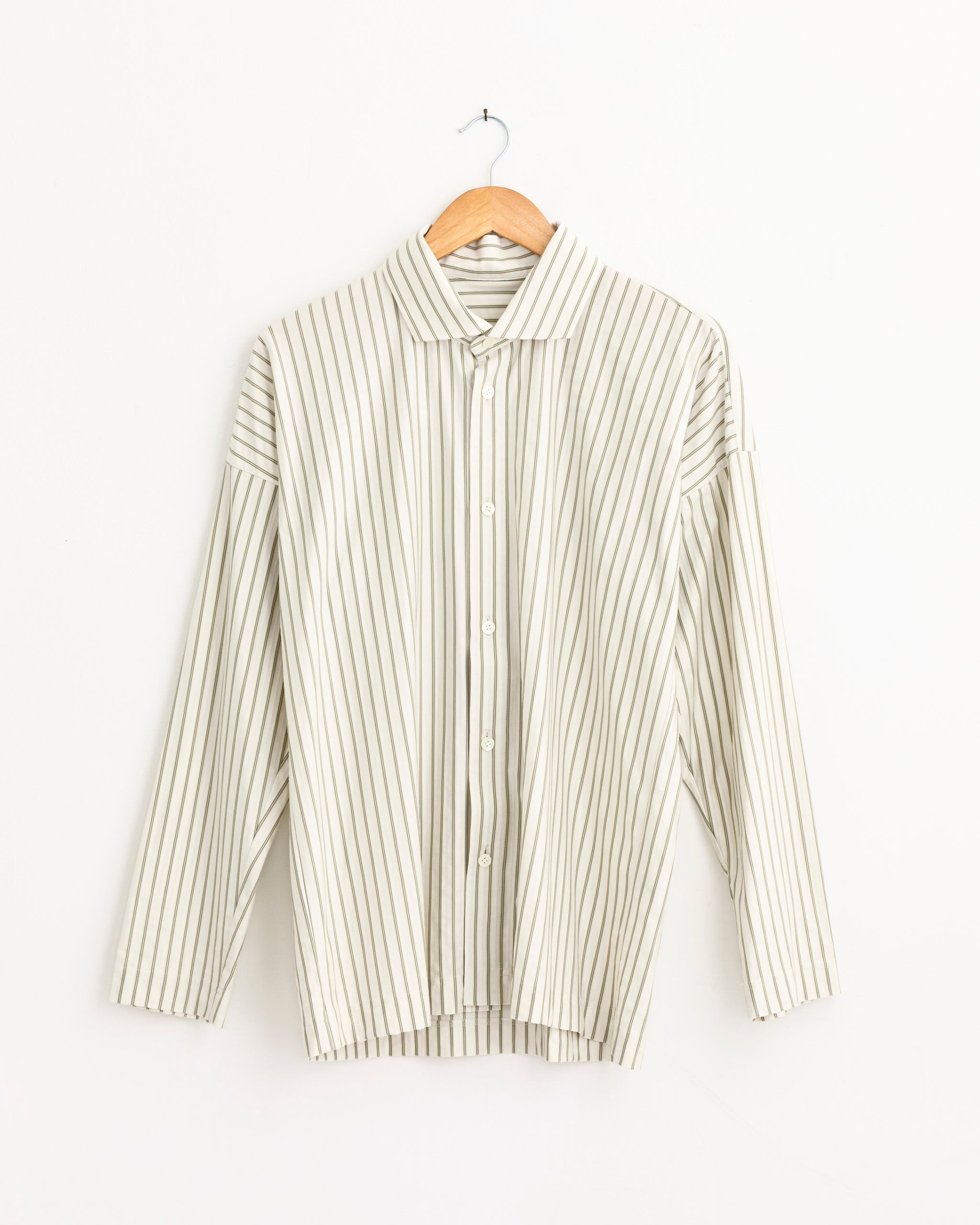 Stripe Jersey Shirt in White