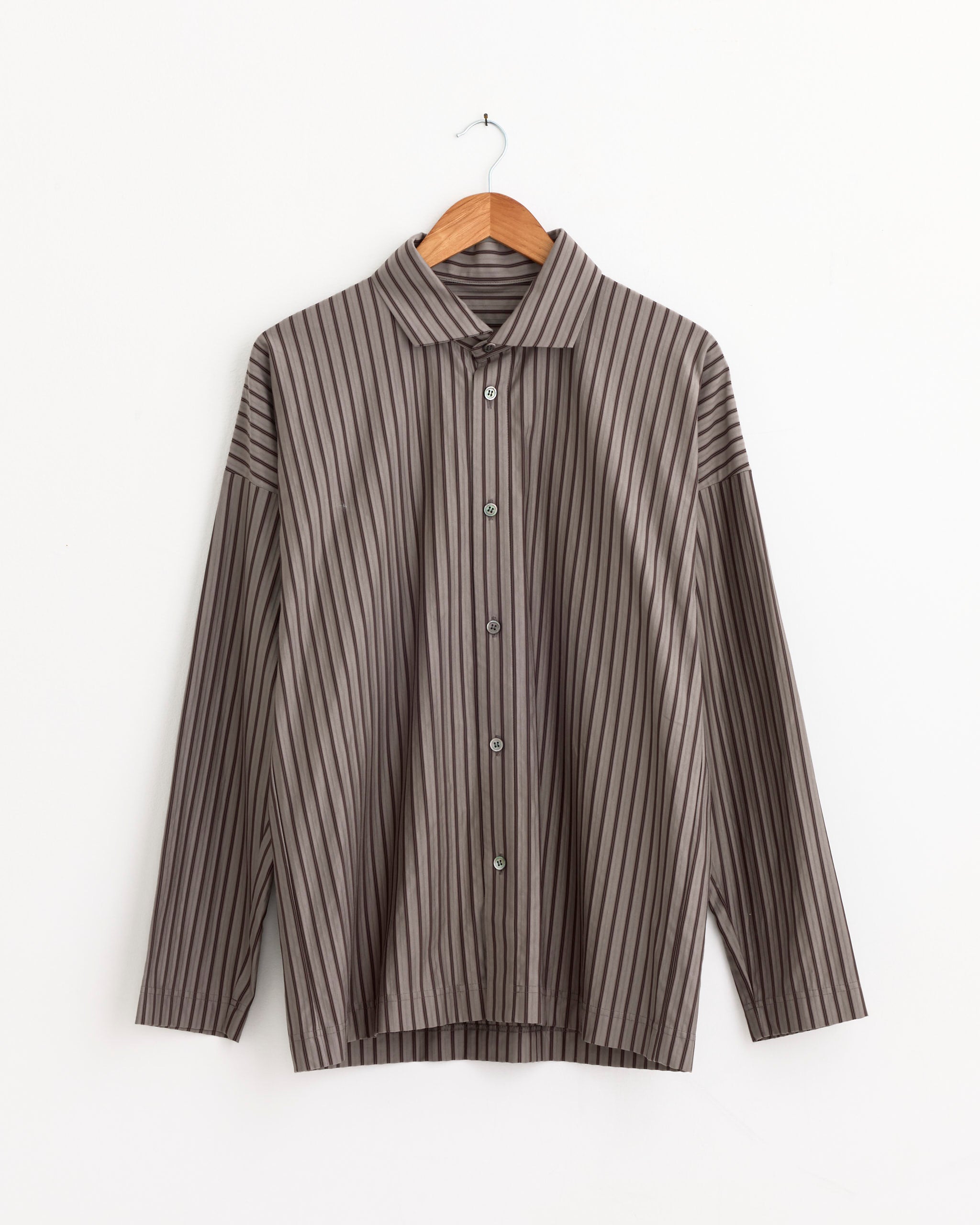 Stripe Jersey Shirt in Grey