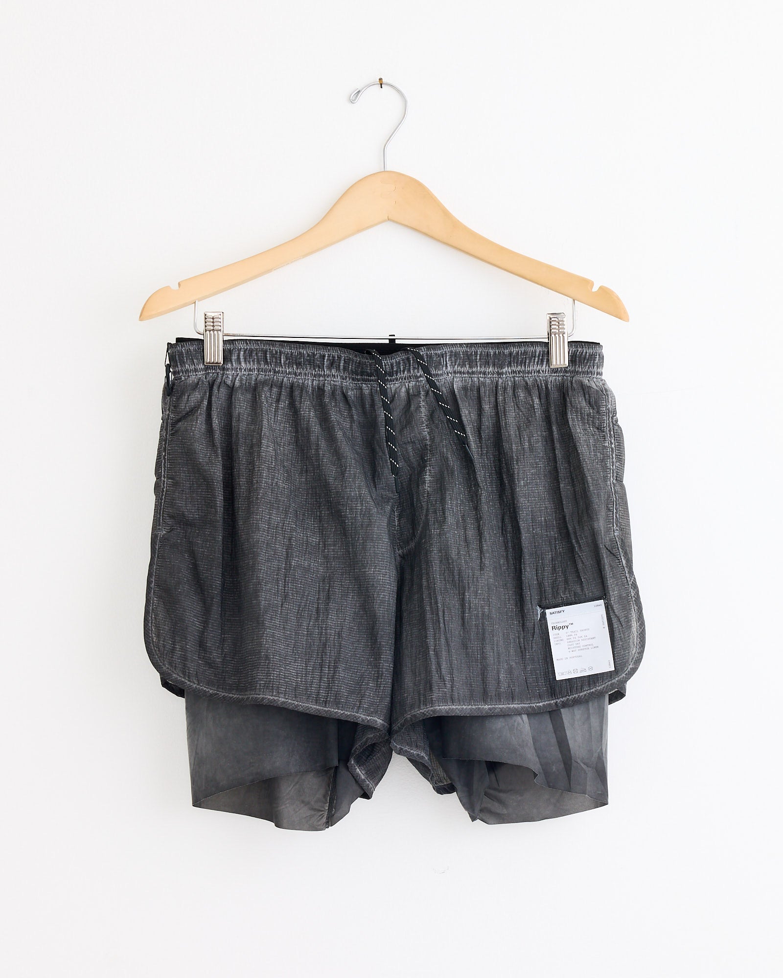 Rippy 3" Trail Short in Aged Black