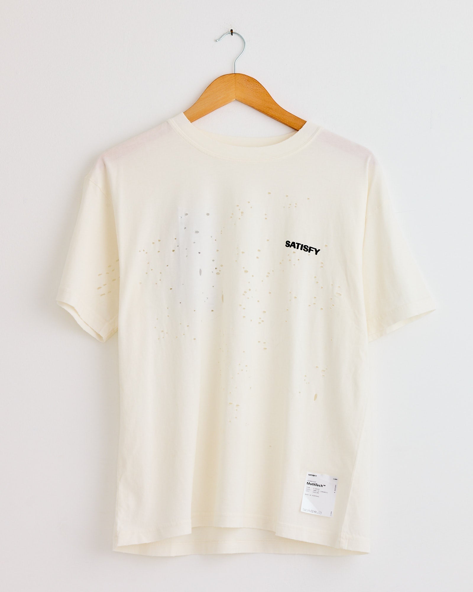 MothTech T-Shirt in Off White