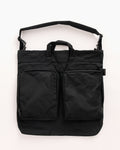 Gabardine Helmet Bag in Black