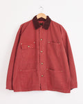 Relax Fit Oxford Coverall in Red