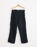 Dad's Fit Oxford Painter Pant in Black