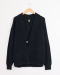 Waso 1 Button Cardigan in Black