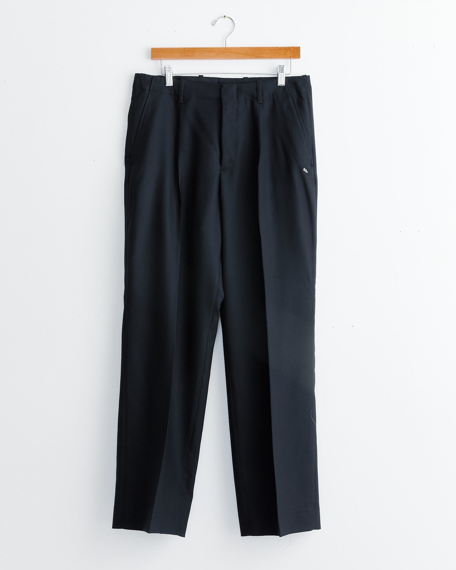 Borrowed Panama Wool Chino in Black