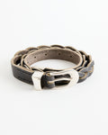 2 CM Braided Belt in Soft Coal