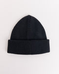 Knit Hat in Off Black